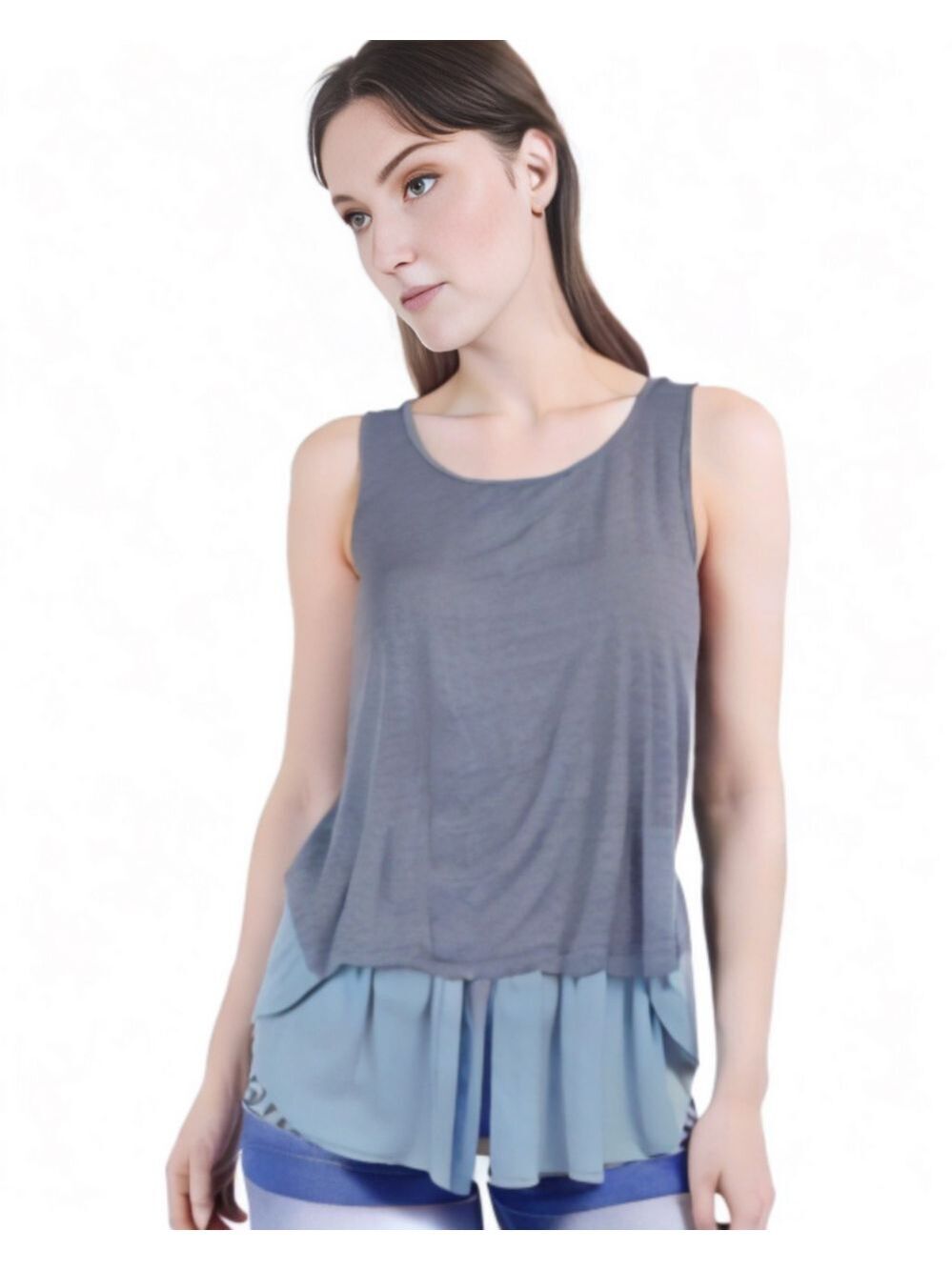 Urban Outfitters Sparkle & Fade Accordion Tank